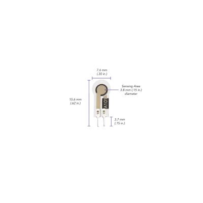 Capteur de force piézorésistif FSR standard miniature Ø 3 mm idéal intégration IoT - Technologie Tekscan - FlexiForce™ A101