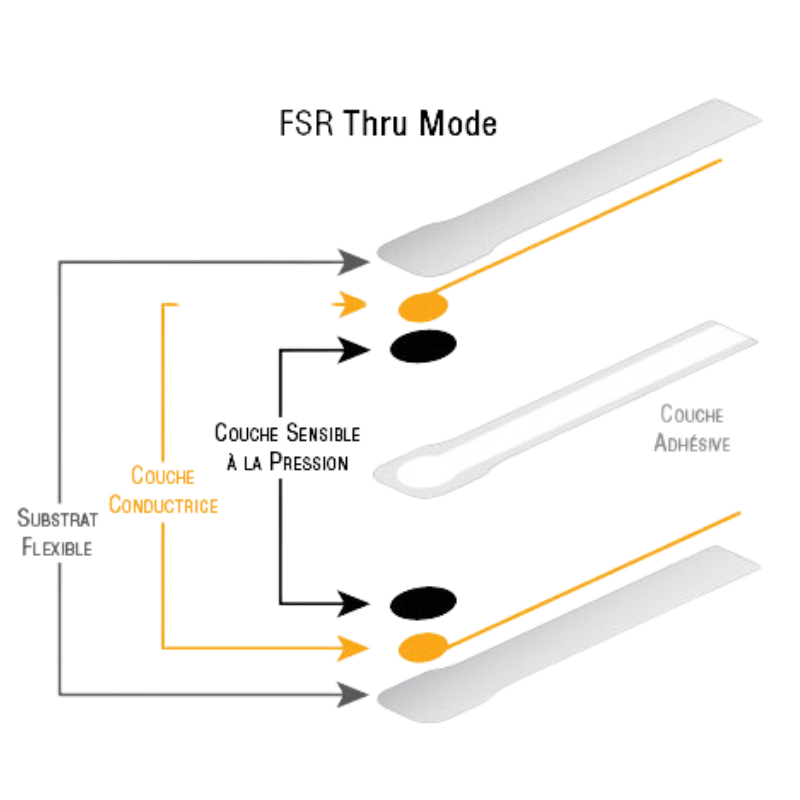 Principe de fonctionnement des capteurs de répartition de pression tactiles Tekscan