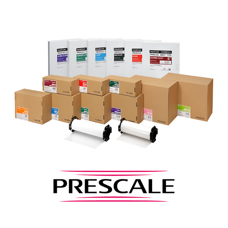 Fujifilm Prescale, films de mesure de pression et systèmes d'analyse, empreinte quantifiée en couleur